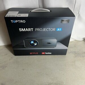TOPTRO A1 Smart Projector — Open Box Never Used — Full HD 1080p | Dolby Audio |